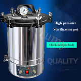 Esterilizador Vertical Automático A Vapor De Aço Inoxidável, autoclave Pot, esterilização De Laboratório Médico