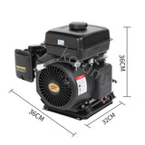 Extensor de alcance do veículo elétrico, frequência variável, três rodas, gerador de gasolina de quatro carros