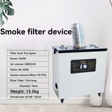 Extrator industrial das emanações do ar puro, purificador do fumo para o gravador do laser, extrator de poeira da máquina do CNC