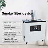 Extrator industrial das emanações do ar puro, purificador do fumo para o gravador do laser, extrator de poeira da máquina do CNC