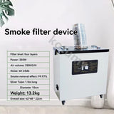 Extrator industrial das emanações do ar puro, purificador do fumo para o gravador do laser, extrator de poeira da máquina do CNC