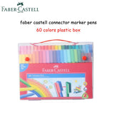 Faber Castell-Caneta Aquarela Fibra-Ponta, Conector Esboço Pintura Colorida, Suprimentos de Arte Premium para Crianças, Pacote de 10, 20, 30, 40, 80