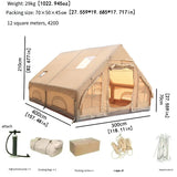 Factory Wholesale Popular Hot Selling Large Waterproof Air Tent Premium Inflatable Tent Outdoor Camping