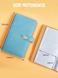 Fashion Card Book 120 Cards Stock Business Card Organizer PU Leather Titular livro cartão nome