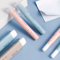 Fashion Color Self Adhesive Glue Sticks Pen Shape Strong  Adhesive Gluestick for Paper File Documents School Office Supplies