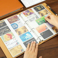 Fashion Colors Business Card Book Large Capacity Name Card Holder 1000 Business Cards Organizer PU Leather Card Holder Album