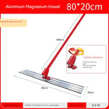 Ferramenta De Nivelamento De Concreto Portátil Ferramenta De Nivelamento Grande Trowel Pavimento De Cimento, Raspador Push-Pull, Máquina De Nivelamento