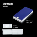 AOOKMIYA  Flip-top Watercolor Paint Box 360-degree Portable Travel Outdoor Handheld Palette Three-in-one Acrylic Gouache Palette