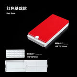 AOOKMIYA  Flip-top Watercolor Paint Box 360-degree Portable Travel Outdoor Handheld Palette Three-in-one Acrylic Gouache Palette