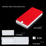 AOOKMIYA  Flip-top Watercolor Paint Box 360-degree Portable Travel Outdoor Handheld Palette Three-in-one Acrylic Gouache Palette