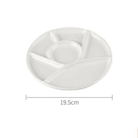 AOOKMIYA AOOKMIYA  Flower Plum Rectangle Ceramic Palette Color Mixing Paint Palette Tray For Watercolor Gouache Acrylic Painting Art Supplies