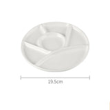 AOOKMIYA AOOKMIYA  Flower Plum Rectangle Ceramic Palette Color Mixing Paint Palette Tray For Watercolor Gouache Acrylic Painting Art Supplies