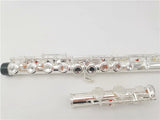 Flute High Quality Silver Flute YFL211SL Model musical instrument Flute 16 on C Tuning and E-Key professional free music Flute