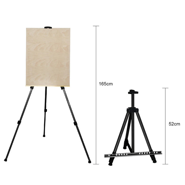 AOOKMIYA Foldable Artist Easel Sketch Stand Adjustable Metal Display E