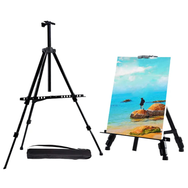 AOOKMIYA Foldable Artist Easel Sketch Stand Adjustable Metal Display E