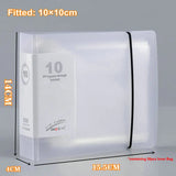 Folheto de plástico quadrado, mangas transparentes HD, PhotoCard, pasta de arquivo de papel, 10 cm, 12 cm, 18cm, 15x15 cm