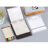 Folheto de plástico quadrado, mangas transparentes HD, PhotoCard, pasta de arquivo de papel, 10 cm, 12 cm, 18cm, 15x15 cm