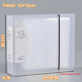 Folheto de plástico quadrado, mangas transparentes HD, PhotoCard, pasta de arquivo de papel, 10 cm, 12 cm, 18cm, 15x15 cm