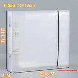 Folheto de plástico quadrado, mangas transparentes HD, PhotoCard, pasta de arquivo de papel, 10 cm, 12 cm, 18cm, 15x15 cm