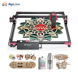 For Wood AlgoLaser DIY Kit 10W Laser Engraving Cutting Machine DIY Laser Marking for Metal Wood  Stainless Steel Glass Cups