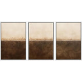 Framed Canvas Print Wall Art Set Pastel Paint Strokes Shapes Abstract Illustrations Modern Art Decorative