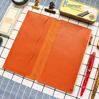 Fromthenon Litchi Grain Leather Travelers Notebook Card Bag Storage Bag For Midori Traveler's Notebook Business Gift Stationery