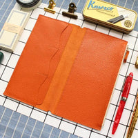 Fromthenon Litchi Grain Leather Travelers Notebook Card Bag Storage Bag For Midori Traveler's Notebook Vintage Retro Accessories