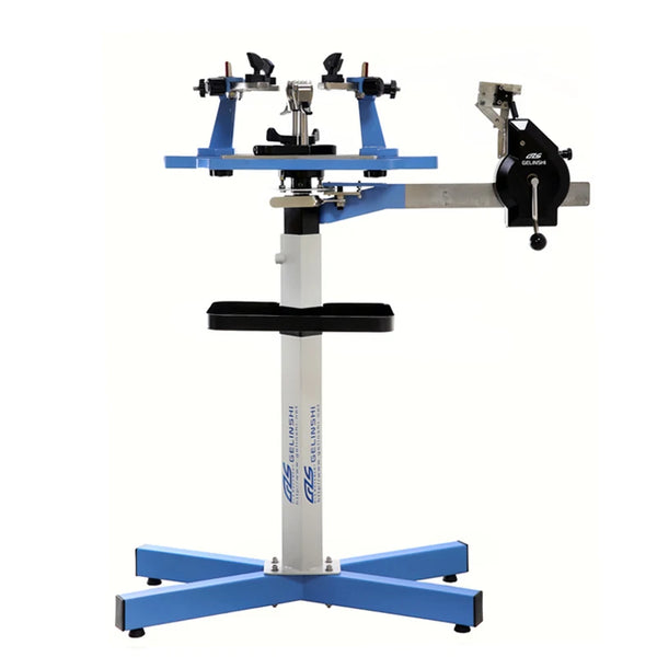 AOOKMIYA GLS-16406 Rotary Elastic Clamp Stand Manual Badminton Tennis Racket Stringing Machine