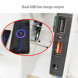 Gerador portátil operado a pé, gerador de manivela, dispositivo de treinamento de reabilitação, bicicleta giratória, saída USB dupla