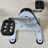 Gerador portátil operado a pé, gerador de manivela, dispositivo de treinamento de reabilitação, bicicleta giratória, saída USB dupla