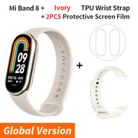 Global Version Xiaomi Mi Band 8 Heart Rate Blood Oxygen Monitoring 1.62" AMOLED Touch Display 150+ Fitness Modes 190mAh Battery