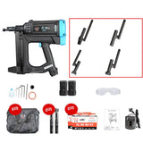 Grampeador De Ar De Aço Fixo Para Carpintaria, Nailer De Gás, Grampeador De Ar, Ferramentas Pneumáticas, Calha Decorativa, Porta E Janela