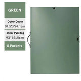 Grande pasta de arquivo a1 poster papel organizador anel binder hd transparente saco de pvc exibir livro pasta para documentos de armazenamento