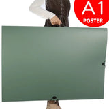 Grande pasta de arquivo a1 poster papel organizador anel binder hd transparente saco de pvc exibir livro pasta para documentos de armazenamento