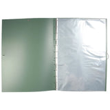 Grande pasta de arquivo a1 poster papel organizador anel binder hd transparente saco de pvc exibir livro pasta para documentos de armazenamento