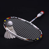 Guangyu 8U Badminton Racquet Ultra Light All Carbon Racquet Offensive and Defensive Badminton Racquet Single Racquet