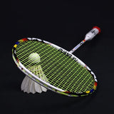 Guangyu 8U Badminton Racquet Ultra Light All Carbon Racquet Offensive and Defensive Badminton Racquet Single Racquet