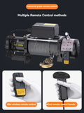 Guincho elétrico da grua do controle remoto, auto-salvamento, guincho fora de estrada do veículo, ferramenta de Transporte, 12V, 24V