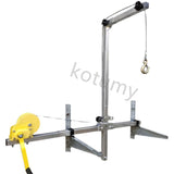 Guincho manual de travamento automático dobrável, Ferramenta De Mão De Montagem De Ar Condicionado, Guindaste De Elevação De Instalação Externa