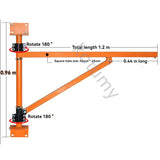 Guindaste elétrico do suporte da parede da grua do agregado familiar, Guindaste de levantamento pequeno portátil para a decoração home, 220V, 200kg