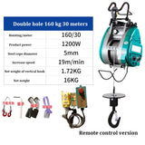 Guindaste elétrico pequeno do guincho do agregado familiar, Ferramentas De Elevação De Corda De Fio De Aço, Alta Eficiência