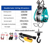 Guindaste elétrico pequeno do guincho do agregado familiar, Ferramentas De Elevação De Corda De Fio De Aço, Alta Eficiência