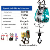 Guindaste elétrico pequeno do guincho do agregado familiar, Ferramentas De Elevação De Corda De Fio De Aço, Alta Eficiência