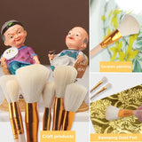 Soft Wool Paint Brushes Set for Pottery Ceramic Painting Oil Acrylic Watercolor Drawing Craft DIY Art Supplies