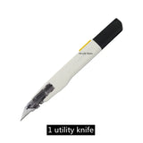 Precision Utility Knife 30 Degree 9mm Blade Paper Cutter Leather Cutting Engraving Carton Craft Knife Metal Knife Stationery