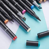 AOOKMIYA Finecolour EF103 240 Colors Art Marker Set Soft Dual Heads Oily Alcohol Based Sketch Markers Pen For Artist Design Professional