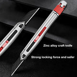 AOOKMIYA High quality zinc alloy utility knife set engraving open carton craft knife multifunctional small metal knife stationery