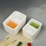 Five-layer Ceramic Palette with Cover Jingdezhen Blue and White Porcelain Chinese Painting Pigment Ink Box Pen Wash palette