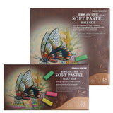 24/60 colors soft pastel ,powder stick, color chalk, pastel clay painting pen pigment Sketch high quality Materials Art Supplies