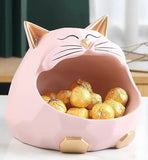 3D Sculpture Cat Statue, Table Decoration Accessories, Storage Box, Money Box, Coin Bank Figurine Decor, Home Room Decorations
